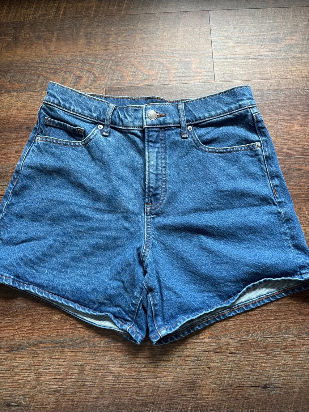 Express Women's Denim Shorts - Blue